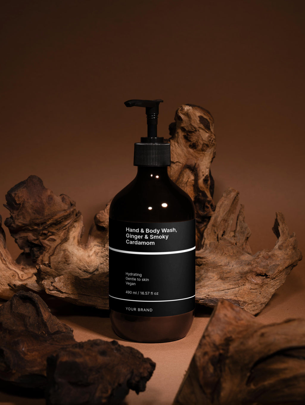 Hand & Body Wash, Ginger & Smoky Cardamom